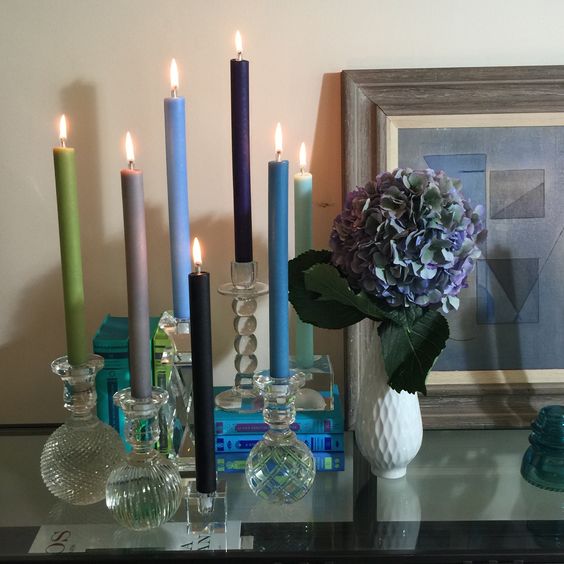 Dinner Candle Black