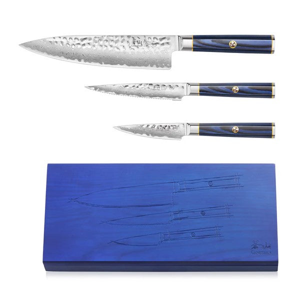 Kita 3pc Starter Set Blue with Ash Wood Box