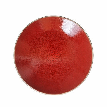 Tourron Natural Dessert Plate Cerise Set of 2