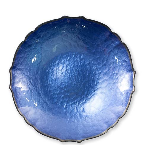 Pastel Glass Bowl Medium Cobalt