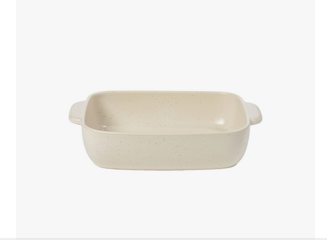 Pacifica Rectangular Baker Small Vanilla