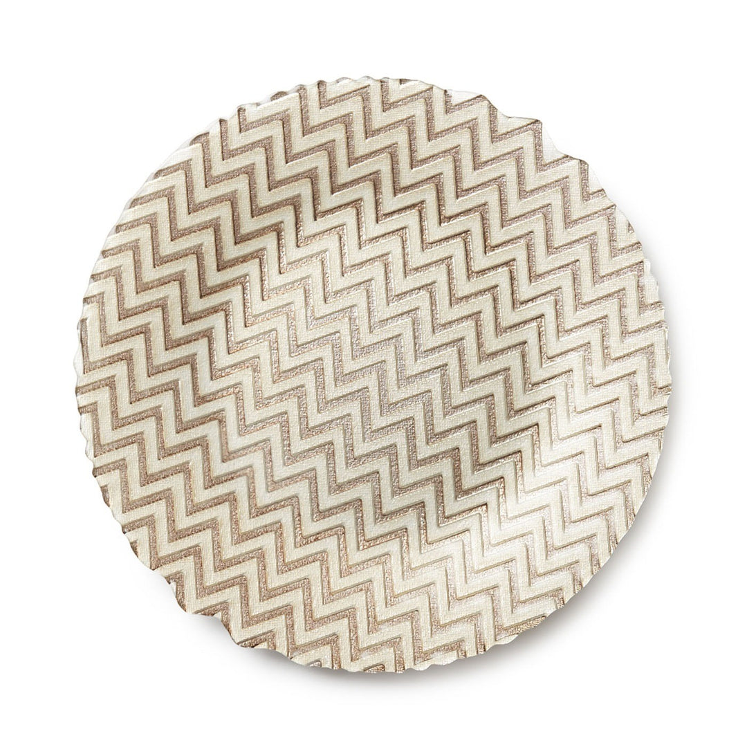 Chevron Taupe Charger
