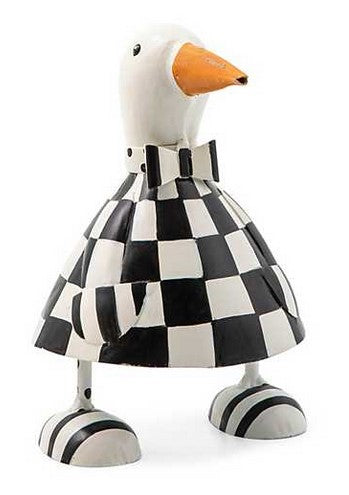 Checked Metal Goose