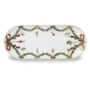 RC Star Fluted Christmas Oblong Dish