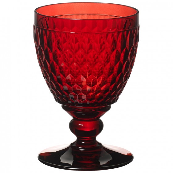 Boston Coloured Goblet Red