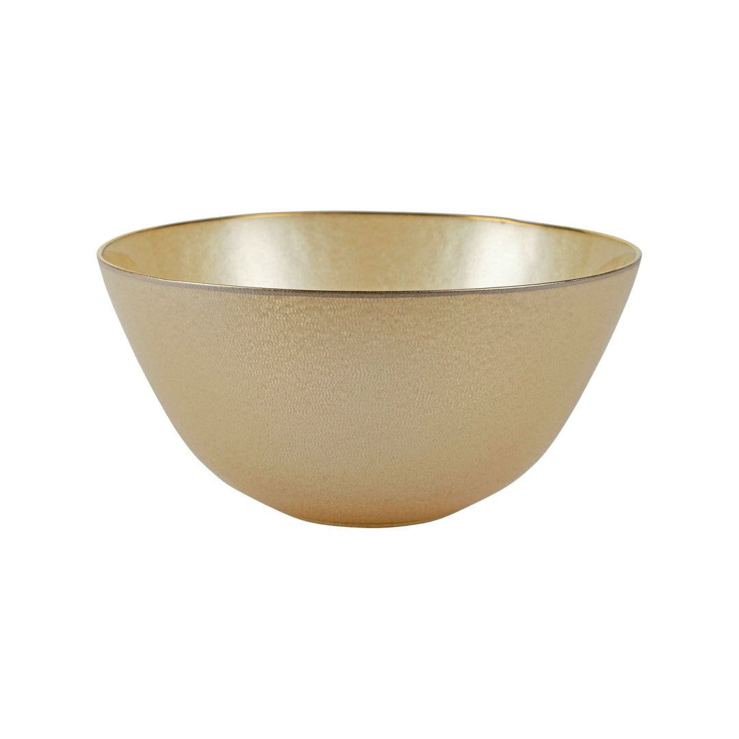 Metallic Glass Pearl Deep Bowl Set of 2