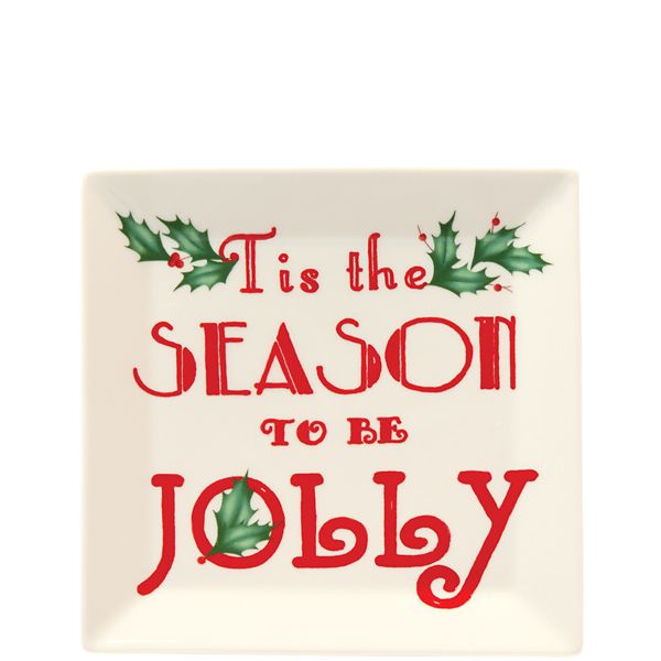 Holiday Tidbit Plate 'Tis The Season
