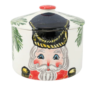 Nutcrackers Biscotti Jar