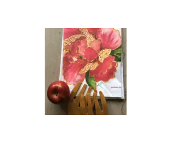 Pink Petals Tea Towel