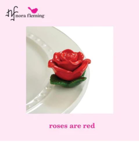 roses are red mini charm