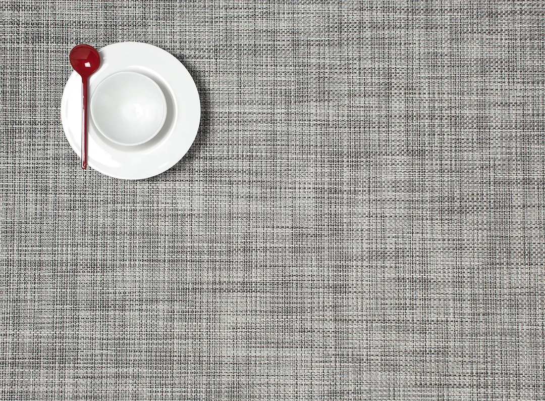Mini Basketweave Placemat Gravel Set of 6