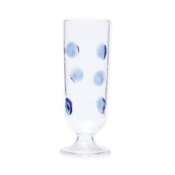 Drop Champagne Glass Blue