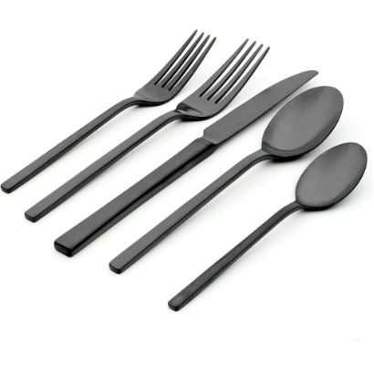 Allay Midnight 20 Piece Flatware Set