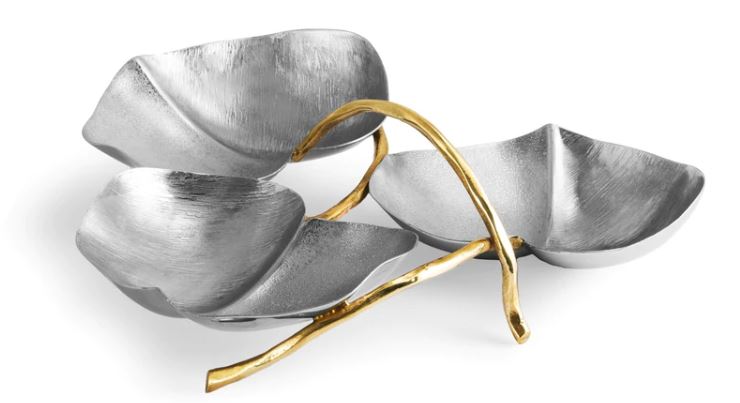 Lodhi Garden Lily Pad Triple Dish