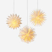 Paper Snowflake Hanging Lantern Asst.