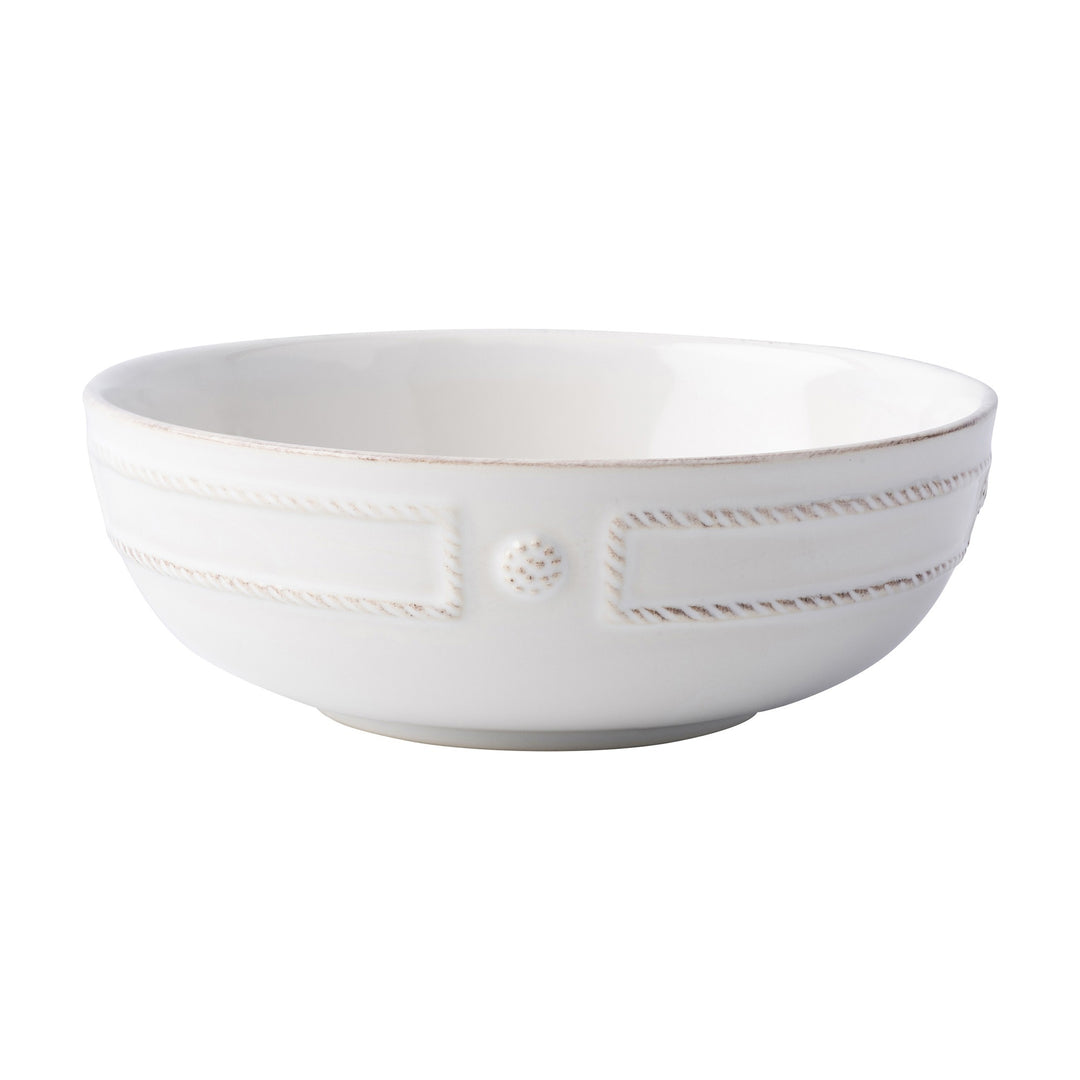 Berry & Thread French Panel Coupe Pasta Whitewash Set of 2