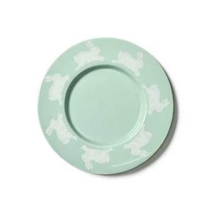 Speckled Rabbit 8" Rimmed Salad Plate Sage Set of 4