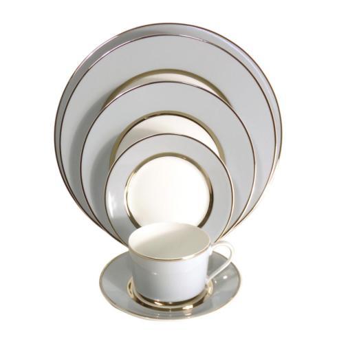 Mak Grey Coffee Cup & Saucer Platinum