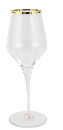 Contessa Gold Wine Glass