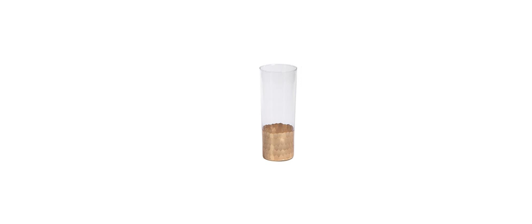 Fez Cut Highball w/ Gold Leaf