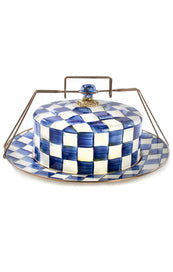 Royal Check Cake Carrier
