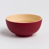 Bamboo Dining Bowl Matte Red Large