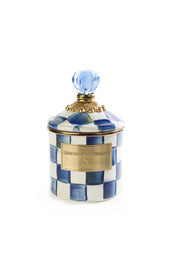 Royal Check Enamel Canister Demi