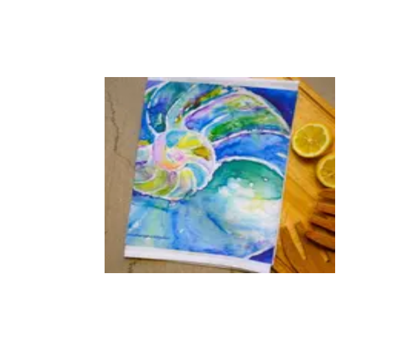 Sea Shell Tea Towel