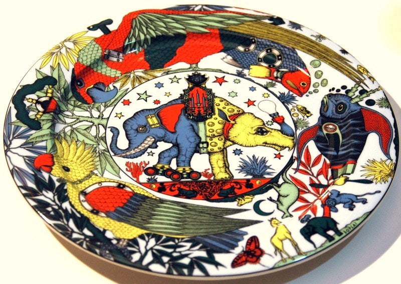 Bopla Maxi Plate Zoo Lt. Blue