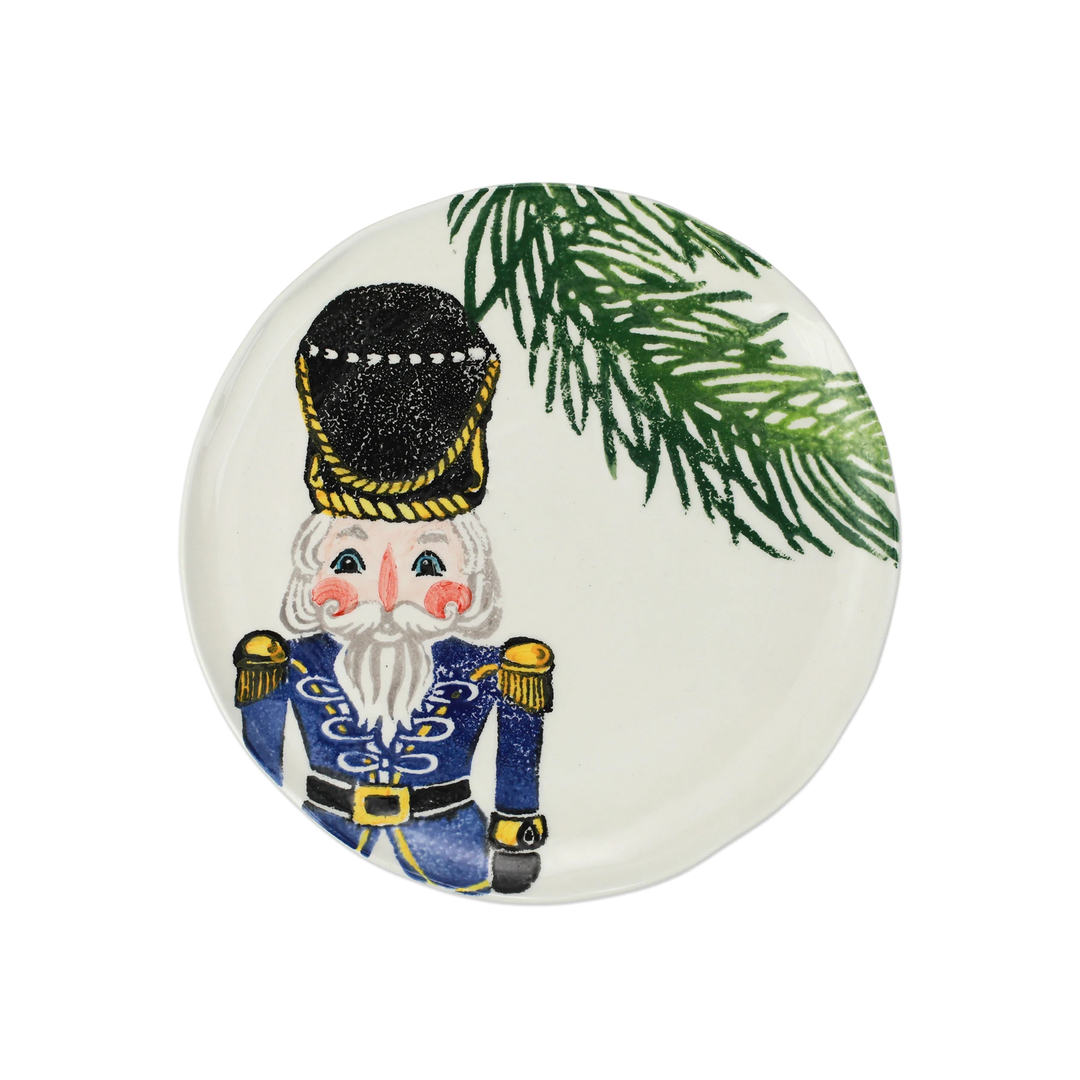 Nutcrackers Salad Plate Blue