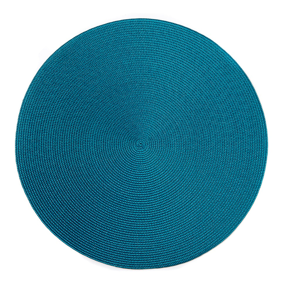 Teal Triple Braid Placemat Set of 2
