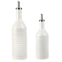 Sophie Conran Oil and Vinegar Drizzler Set White