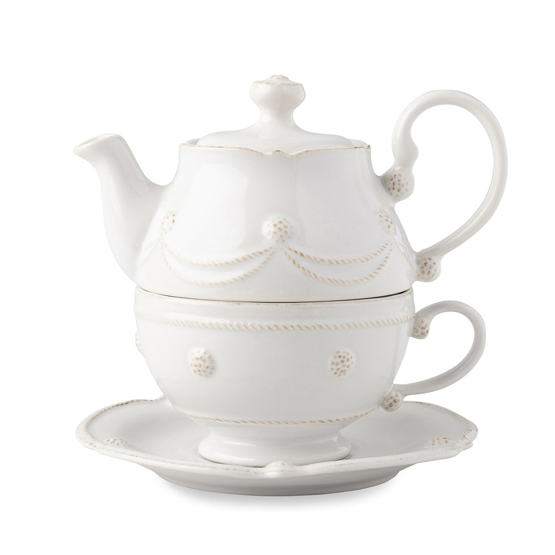 Berry & Thread Tea for One Whitewash