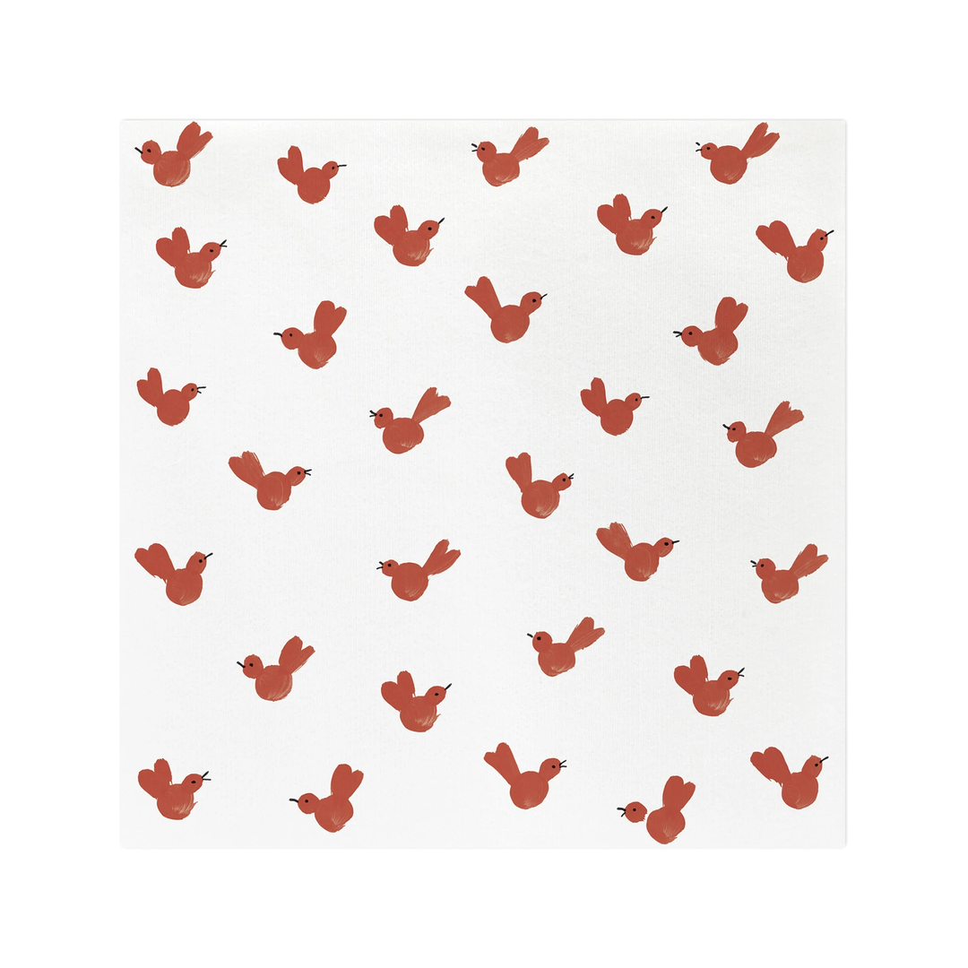 Papersoft Red Bird Dinner Napkins (Pack of 20)