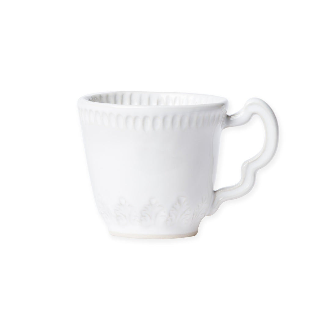 Incanto Stone White Leaf Mug