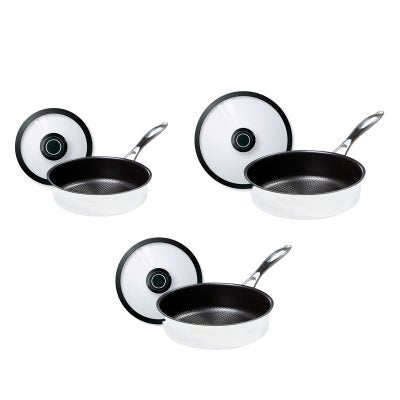 Black Cube Saute Pan with Lid 11inch