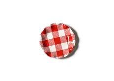 Buffalo Ruffle Salad Plate Red