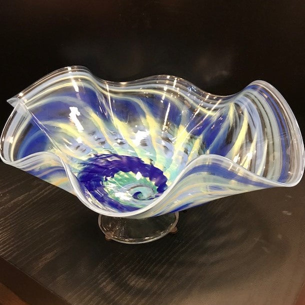 James Hayes Footed Wavy Bowl