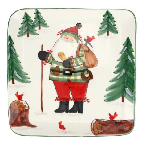 OSN Large Square Platter w/Hiker