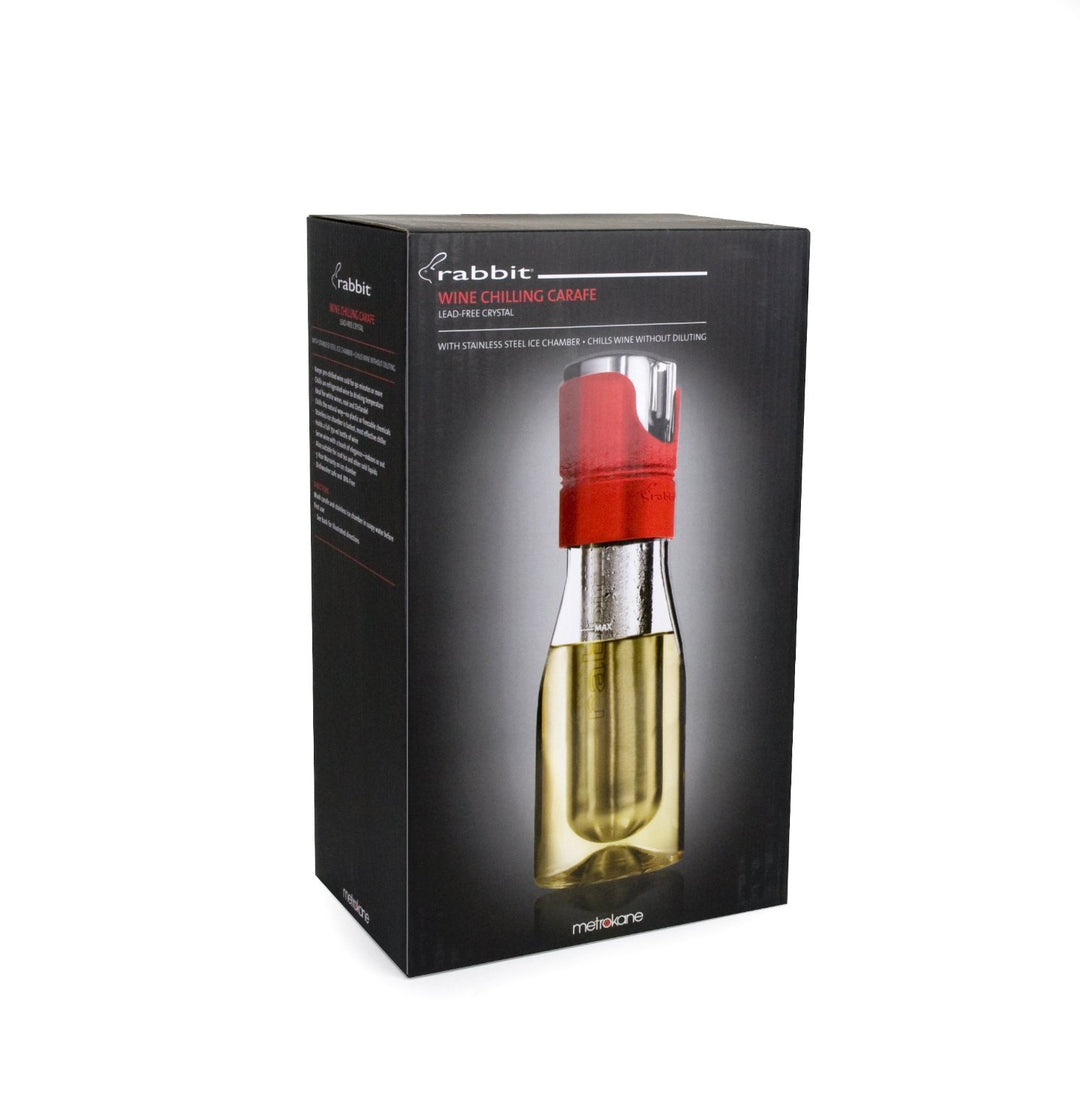 Rabbit Wine Chilling Carafe Red