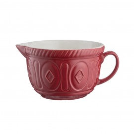 Color Mix Red Batter Bowl 9.75"