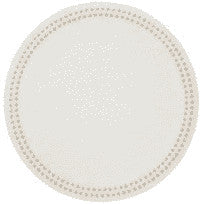 Pearls Placemat Antique White Gold