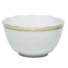 Golden Laurel Vegetable Bowl Round