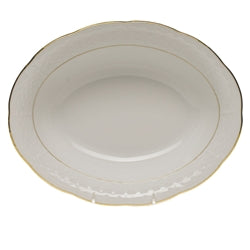 Golden Edge Oval Veg Dish