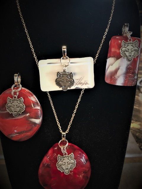 James Hayes Pendant Red Wolf