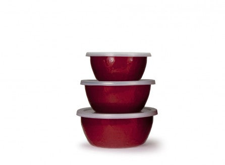 Nesting Bowls Red