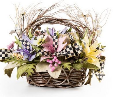 Butterfly Garden Basket Arrangement