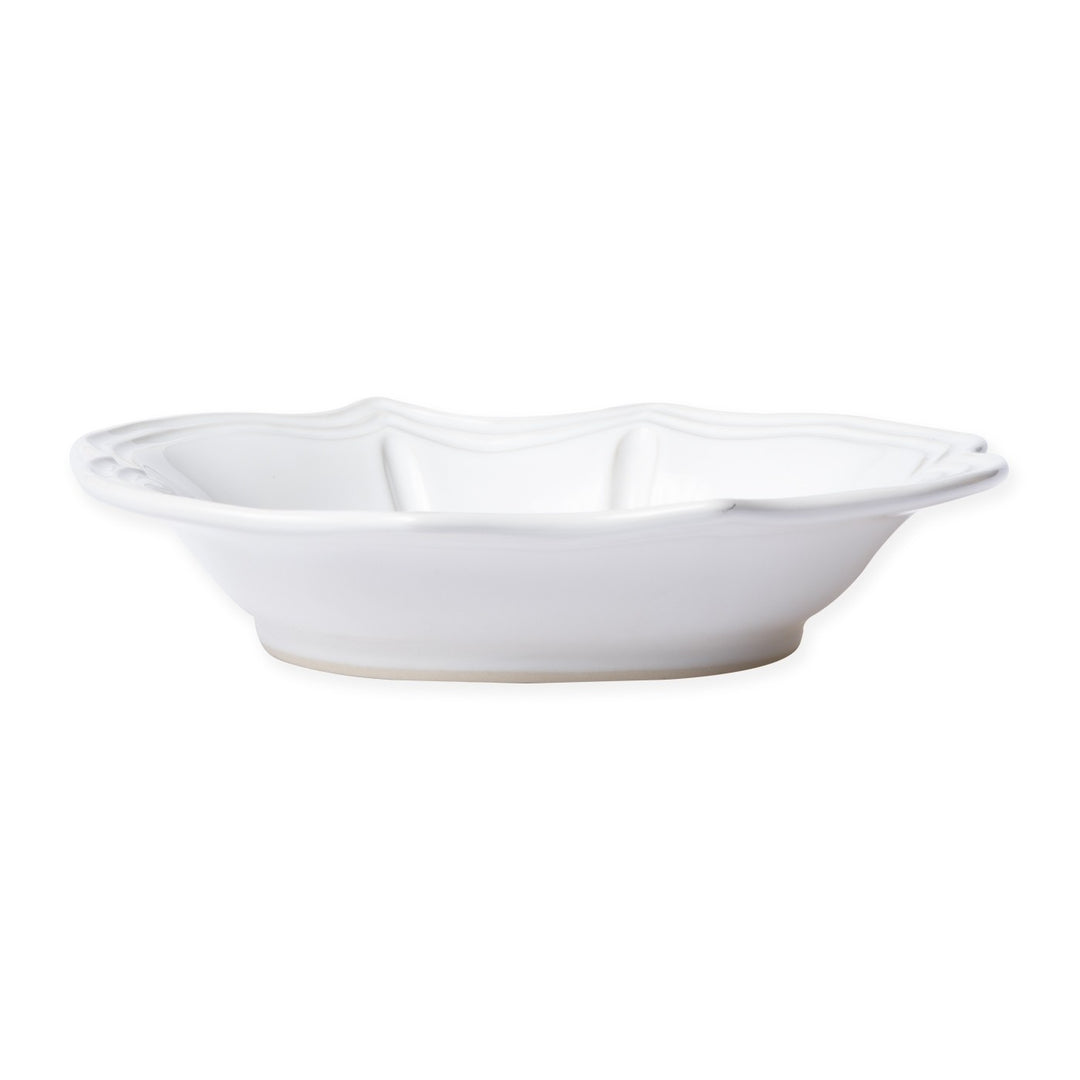 Incanto Stone White Baroque Pasta Bowl