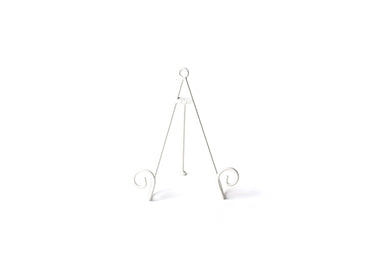 Mini Swirl Plate Stand White