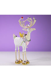 Patience Brewster Moonbeam Cupid Reindeer Figure